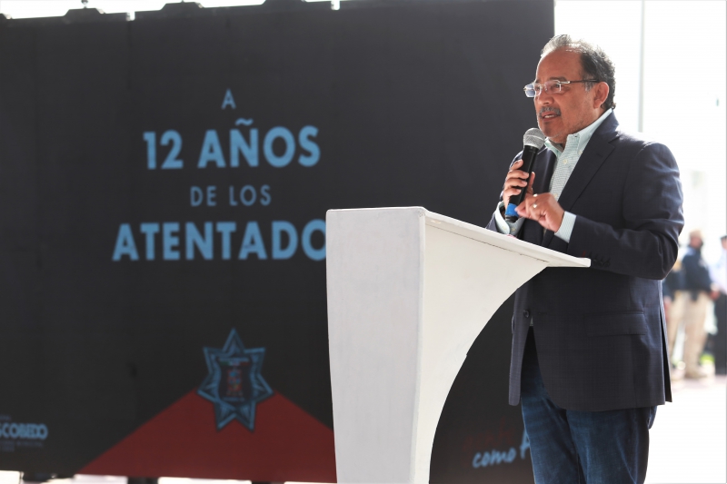 CONMEMORA ESCOBEDO A POLICÍAS CAÍDOS; CONTINÚA EL FORTALECIMIENTO A LA CORPORACIÓN 
